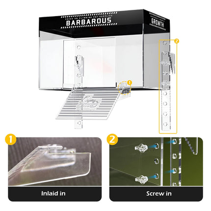 Turtle Basking Platform Floating Dock Clear Durable for Aquarium Tank