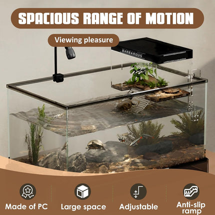 Turtle Basking Platform Floating Dock Clear Durable for Aquarium Tank