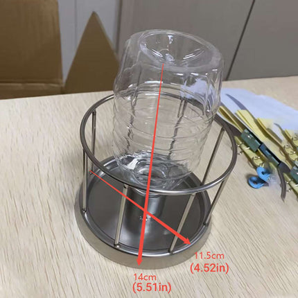Automatic Turtle Water Feeder Stainless Steel Base L