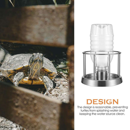 Automatic Turtle Water Feeder Stainless Steel Base L