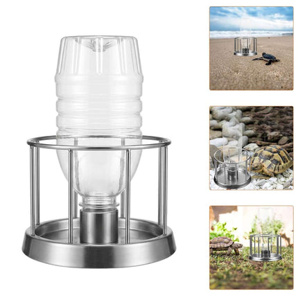 Automatic Turtle Water Feeder Stainless Steel Base L