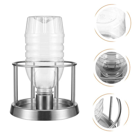 Automatic Turtle Water Feeder Stainless Steel Base L