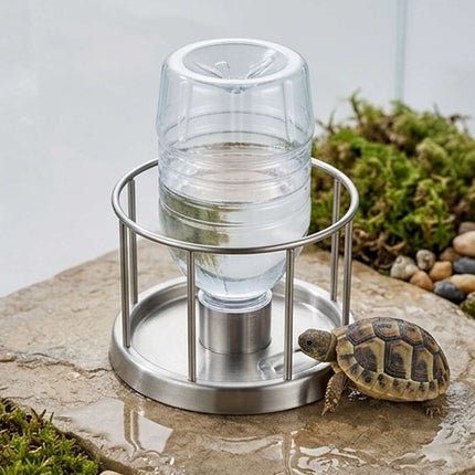 Automatic Turtle Water Feeder Stainless Steel Base L