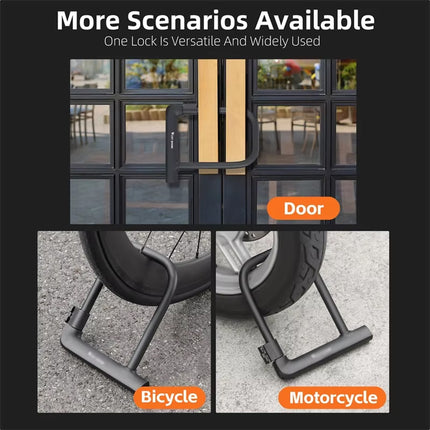 Bicycle U Shaped Lock Anti Theft Lock Cycling Equipment Bike Security Lock