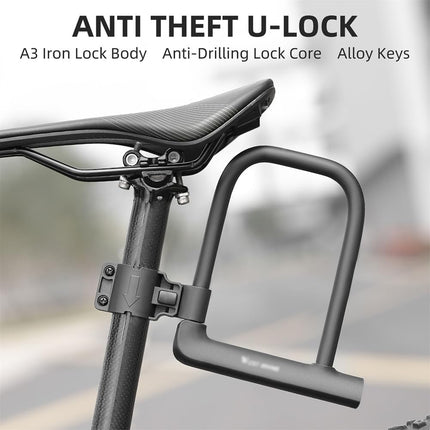 Bicycle U Shaped Lock Anti Theft Lock Cycling Equipment Bike Security Lock