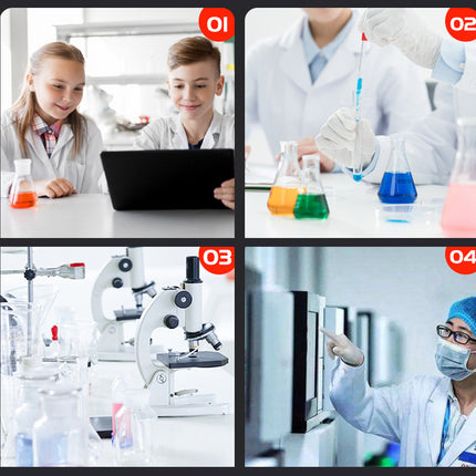 50PCS Disposable Sampling Cup With Lid 40ml Specimen Container For Lab Medical
