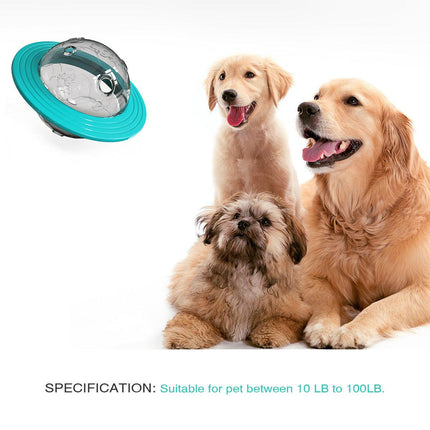 Leaky Ball Teething Toy Frisbee for Dogs and Cats Training Interactive Pet Toy