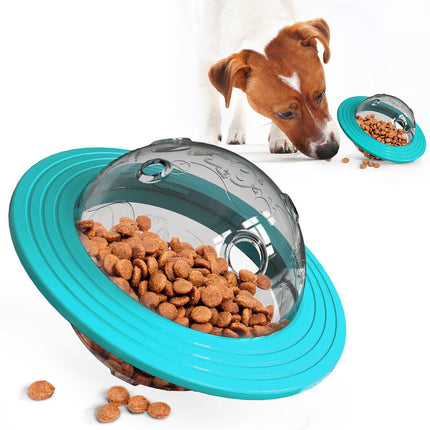 Leaky Ball Teething Toy Frisbee for Dogs and Cats Training Interactive Pet Toy