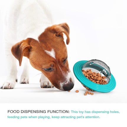 Leaky Ball Teething Toy Frisbee for Dogs and Cats Training Interactive Pet Toy