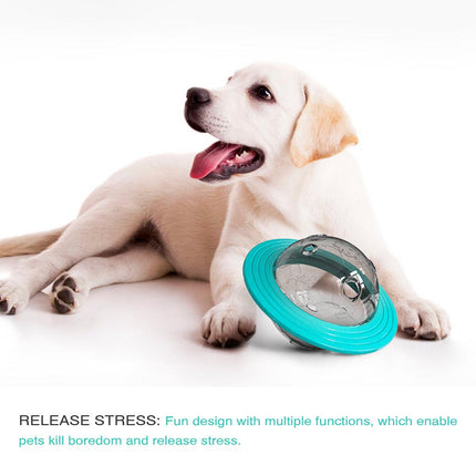 Leaky Ball Teething Toy Frisbee for Dogs and Cats Training Interactive Pet Toy