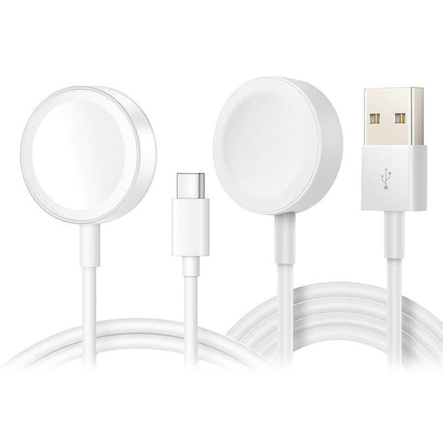 Apple Watch Iwatch Series 6/5/4/3/2/1 Magnetic Charger Usb / Type-C Charging Cable - Aimall