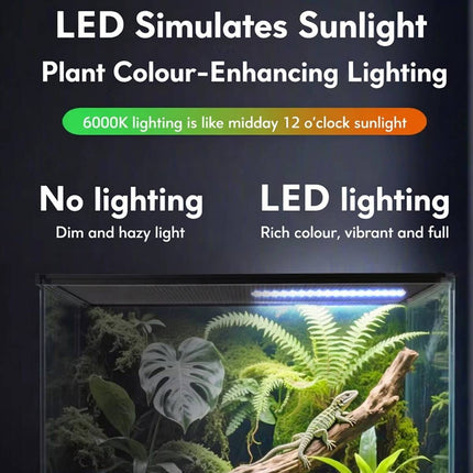 UVB 10 LED Reptile Lamp Bar 6W 290mm with Controller