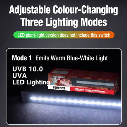 UVB 10 LED Reptile Lamp Bar 6W 290mm with Controller