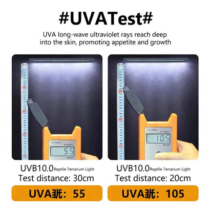 UVB 10 LED Reptile Lamp Bar 6W 290mm with Controller
