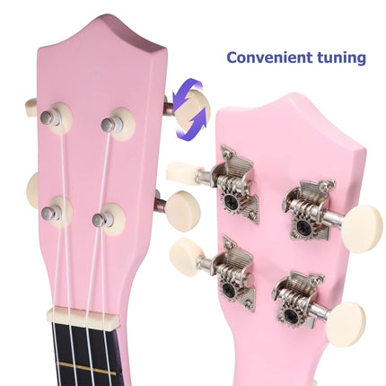 21 Inch Ukulele Beginner 4 String Small Guitar Easy To Learn Clear Sound Use