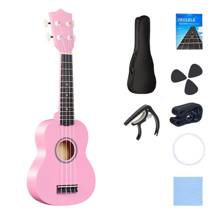 21 Inch Ukulele Beginner 4 String Small Guitar Easy To Learn Clear Sound Use