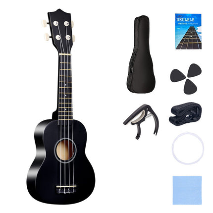 21 Inch Ukulele Beginner 4 String Small Guitar Easy To Learn Clear Sound Use