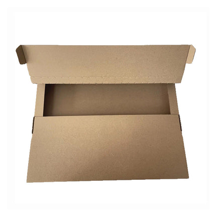 Kraft Paper Shipping Box 50pcs Brown Corrugated Mailer Box Book Packaging Carton