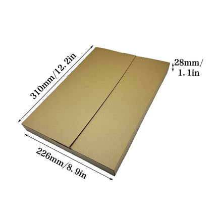 Kraft Paper Shipping Box 50pcs Brown Corrugated Mailer Box Book Packaging Carton