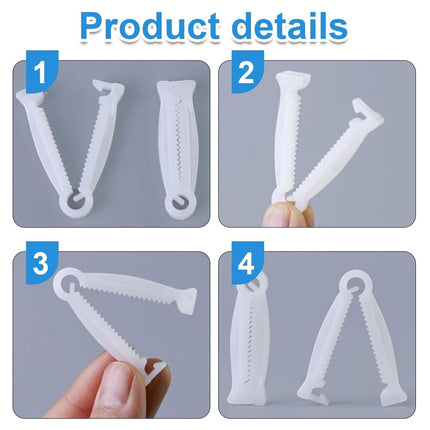 100pcs  Piglet Umbilical Cord Clips Farm Animal Clip for Pig Dog Umbilical Clamp
