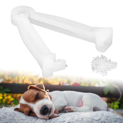 100pcs  Piglet Umbilical Cord Clips Farm Animal Clip for Pig Dog Umbilical Clamp