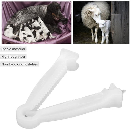 100pcs  Piglet Umbilical Cord Clips Farm Animal Clip for Pig Dog Umbilical Clamp