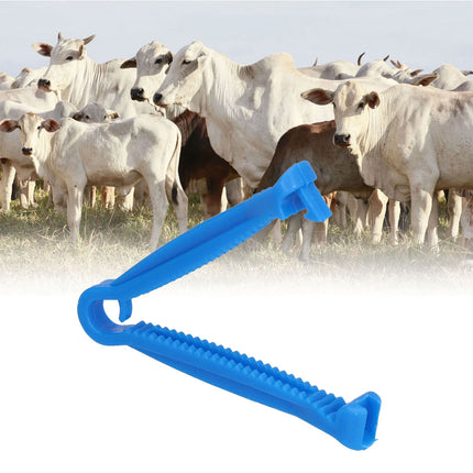 100PCS Piglet Umbilical Cord Clips Animal Clamp Tool for Pig Dog Cow Veterinary