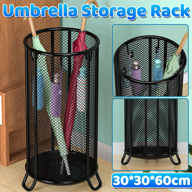 Umbrella Storage Rack Waterproof Drip Tray for Home Office Entryway Porch Use
