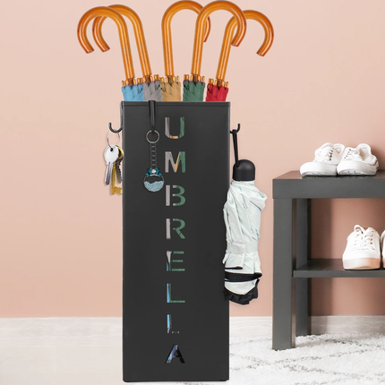 Umbrella Bucket Storage Cylinder Square Storing Umbrellas Home Office Organizer