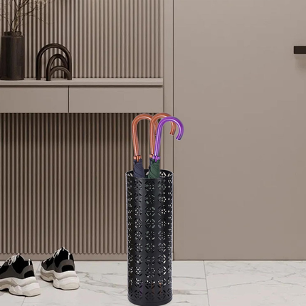 Multifunctional Metal Flower Storage Bucket Umbrella Holder Rack Home Decor