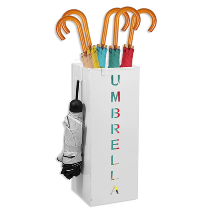 Umbrella Bucket Storage Cylinder Square Storing Umbrellas Home Office Organizer