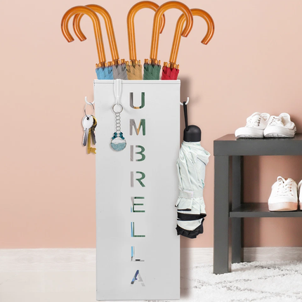 Umbrella Bucket Storage Cylinder Square Storing Umbrellas Home Office Organizer