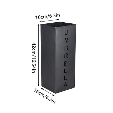 Umbrella Bucket Storage Cylinder Square Storing Umbrellas Home Office Organizer