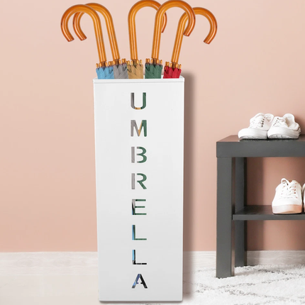 Umbrella Bucket Storage Cylinder Square Storing Umbrellas Home Office Organizer