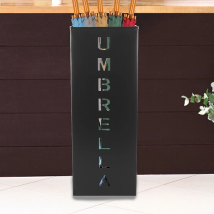 Umbrella Bucket Storage Cylinder Square Storing Umbrellas Home Office Organizer
