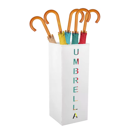 Umbrella Bucket Storage Cylinder Square Storing Umbrellas Home Office Organizer