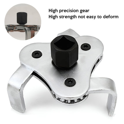 Universal 3 Jaw Oil Filter Wrench Tool for Car Truck Motor Engine Maintenance