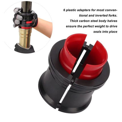 14PCS Universal Fork Seal Driver Tool Kit 35-50mm for Motorcycle Fork Oil Seal