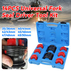 14PCS Universal Fork Seal Driver Tool Kit 35-50mm for Motorcycle Fork Oil Seal