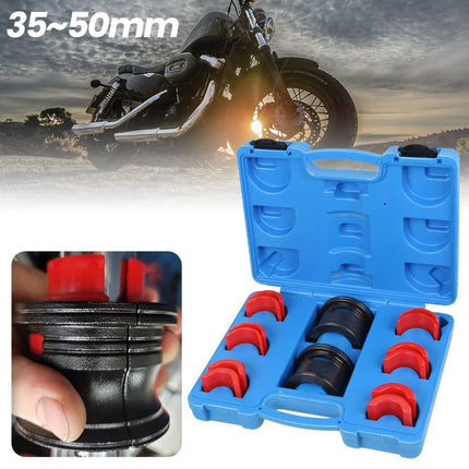 14PCS Universal Fork Seal Driver Tool Kit 35-50mm for Motorcycle Fork Oil Seal