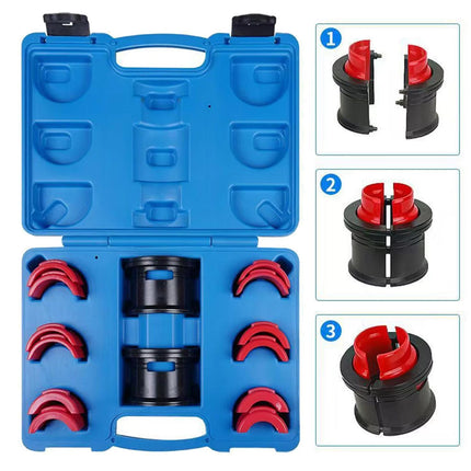 14PCS Universal Fork Seal Driver Tool Kit 35-50mm for Motorcycle Fork Oil Seal