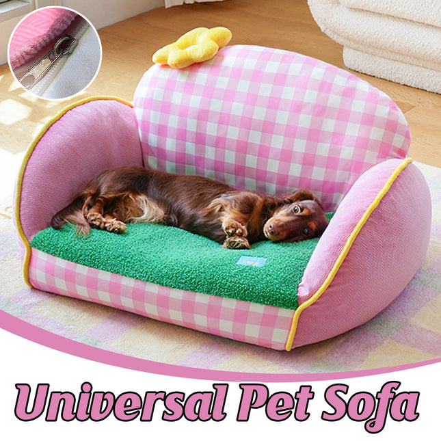 Multi Colour Pet Sofa Bed Removable and Washable for Pets Resting Playing Use