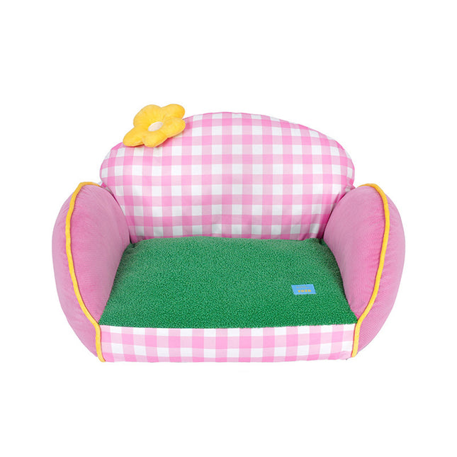 Multi Colour Pet Sofa Bed Removable and Washable for Pets Resting Playing Use