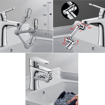 Multifunctional Robotic Arm Universal Faucet Extender 360-Degree Rotatable