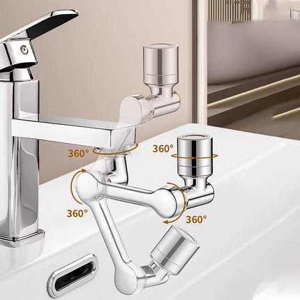 Multifunctional Robotic Arm Universal Faucet Extender 360-Degree Rotatable