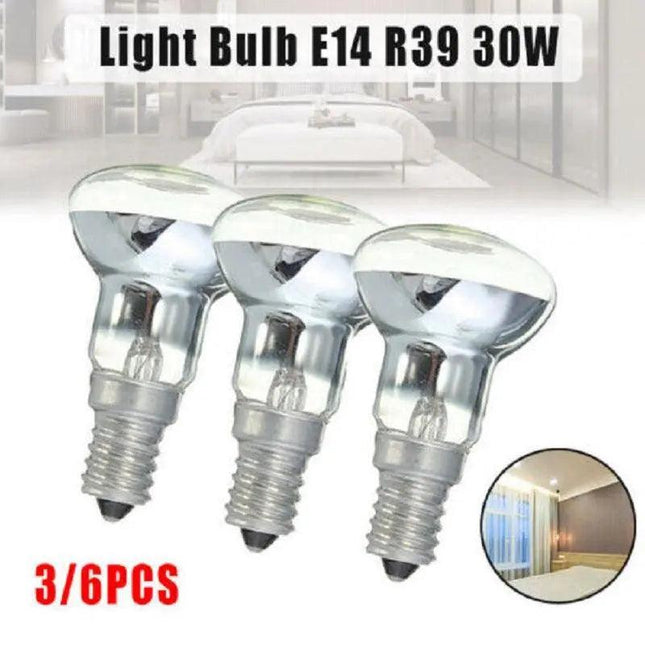 Upto 6PCS Replacement Lava Lamp E14 R39 30W Spotlight Screw in Light Bulb 240V - Aimall