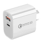 USB DUAL Type-C PD Quick Fast Wall Charger Adapter iPhone Port AU Plug Power - Aimall