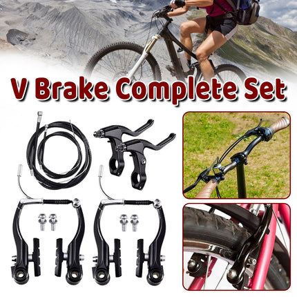 Mountain Bike V Brake Set Road Bicycle Front Rear Brake Kit Aluminum Parts Use