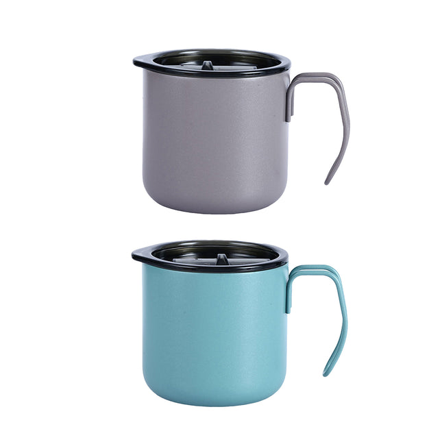 Stainless Steel Double Wall Coffee Cup Thermal Insulated Travel Mug Durable