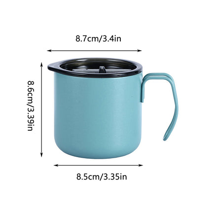 Stainless Steel Double Wall Coffee Cup Thermal Insulated Travel Mug Durable